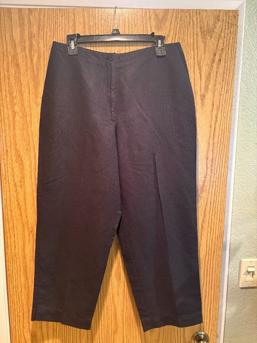 Liz Claiborne Liz Sport Textured Straight Leg Pants Size 12